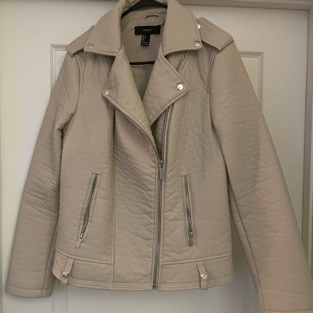 Faux leather Moto jacket